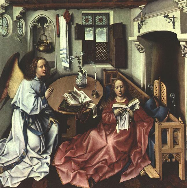 Robert Campin The Annunciation France oil painting art